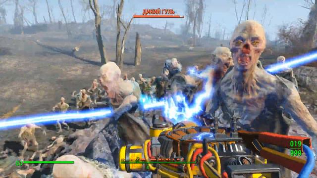 Фолыч 4. Карабин Тесла. Тест АОЕ урона. смотреть онлайн