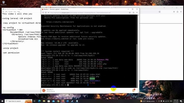 8 aws lightsail ubuntu 20 laravel v10 to virtualhost directory смотреть онлайн