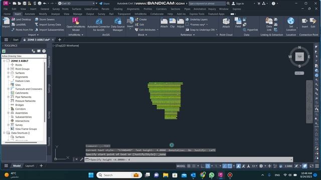 How to Import Topo data from autocad to excel file in Urdu#language смотреть онлайн