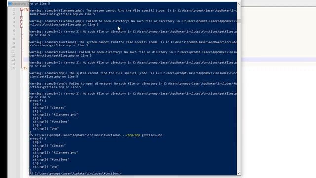 prompt [tries to] code - Get only php files in a directory смотреть онлайн