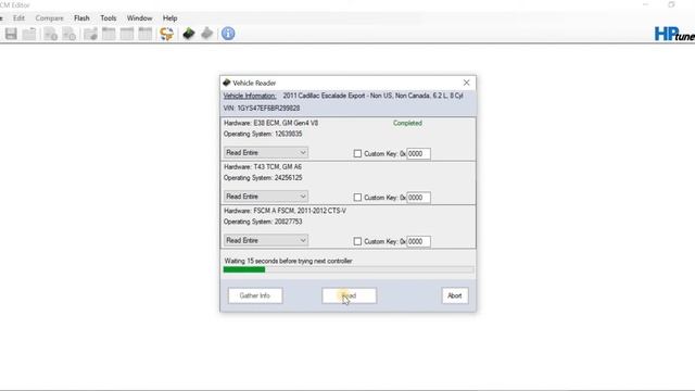 HP Tuners - чтение прошивок блоков ECM, TCM и FSCM смотреть онлайн