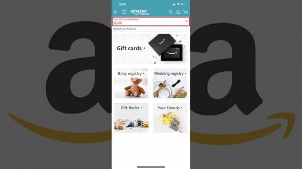 How to Redeem Amazon Gift Card in Amazon App