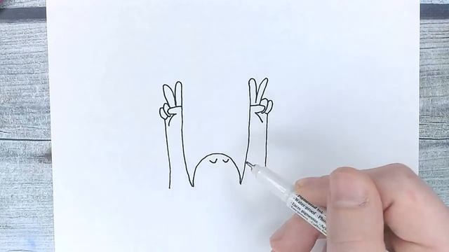 Рисунки для срисовки - лёгкие и прикольные | Рисовать ЛЕГКО #2 смотреть онлайн