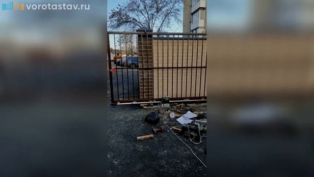 Откатные ворота Алютех Trend смотреть онлайн