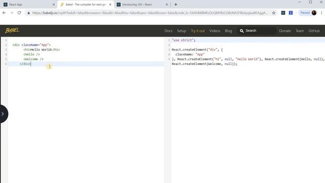 ReactJS Tutorial For Beginners - 7 - JSX смотреть онлайн