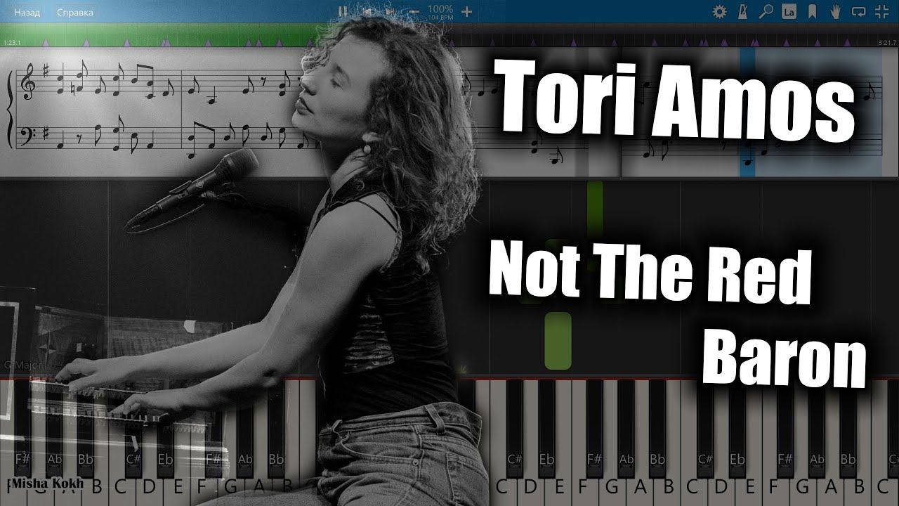 Tori Amos - Not The Red Baron [Piano Tutorial | Sheets | MIDI] Synthesia смотреть онлайн