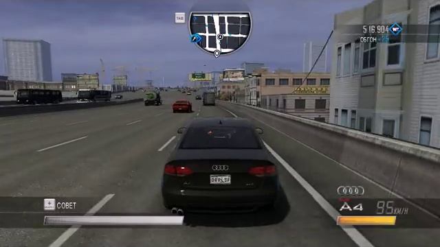Пяти минутный Gameplay Driver San Francisco (2011) смотреть онлайн