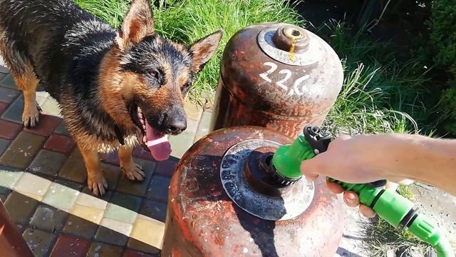 Как выпустить ВЕСЬ ГАЗ из баллона перед резкой! смотреть онлайн