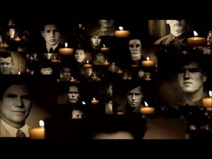 Светлой памяти павших в борьбе против фашизма. Минута молчания (Первый канал +5, 9.05.2022)