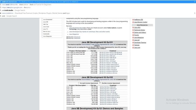 Android App Tutorial 1: Installing Java Jdk and Android Studio смотреть онлайн