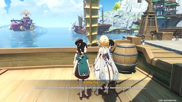 Genshin Impact : One Ship, Two Ships, Three Ships... Commission Quest смотреть онлайн