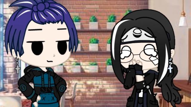 ~meme "С каких пор ты начал думать?" [Gacha Club]~ смотреть онлайн