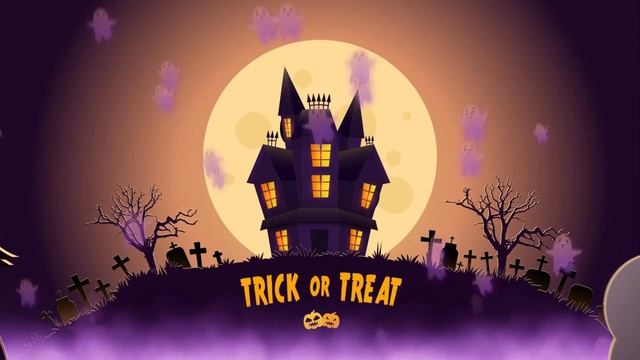 ? Ночь Хэллоуина - Расслабляющие, жуткие & страшные окружающие звуки ? смотреть онлайн