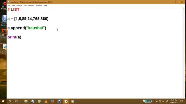 python - 7 ( List Data type) смотреть онлайн