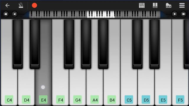 How to play Akuma no Ko by Ai Higuchi on Mobile Piano (Tutorial) смотреть онлайн