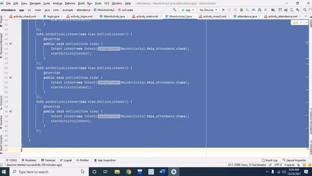 Android project | Attendance Management System | 18204 | #android #xml #java #bscs7m смотреть онлайн