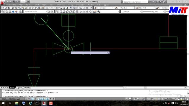 TUTORIAL AUTOCAD P & ID 1 " FILLING & PACKING SYSTEM ( MITT CILEGON ) ZAINUS смотреть онлайн
