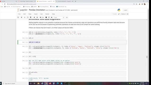 Lsn 9 - iloc - loc Usage and NaN Empties смотреть онлайн