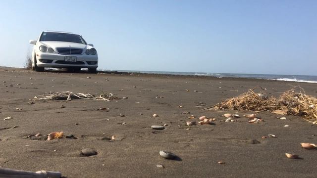 W203 amg beach drift #mercedes club Azerbaijan