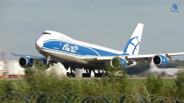 Синие киты воздушного океана, Боинги 747-8F "Air Bridge Cargo". смотреть онлайн