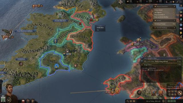 Let's play Crusader Kings 3 - The Chieftain of Breifne and the Struggle for Ireland - #08 смотреть онлайн