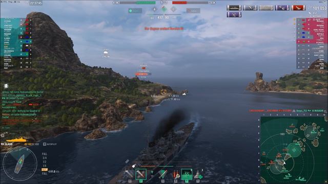 Ägir vs. Musashi GERMAN HIGH PENETRATION AP - World of Warships смотреть онлайн