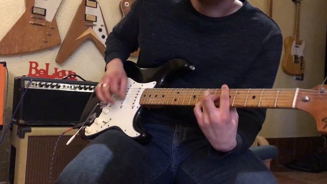 Sound Test of Pickguard for Strat Loaded with RustGL Pickups Professional Series - Middle position смотреть онлайн