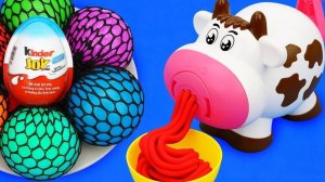 Первые мультики. Игрушки для детей. Пластилин Плей-до. Слаймы. Звуки АСМР