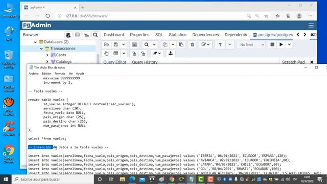Secuencias en PostgreSQL смотреть онлайн