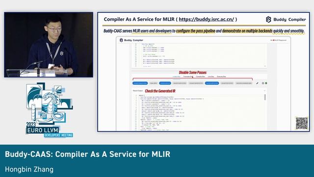 2023 EuroLLVM - Buddy-CAAS: Compiler As A Service for MLIR смотреть онлайн