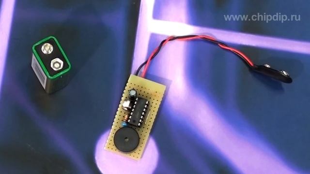 Генератор звука на микросхеме CD4093 смотреть онлайн