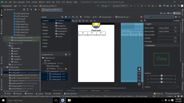 Design Profile Fragment l Android Studio l Basic Java l #dragcoder смотреть онлайн