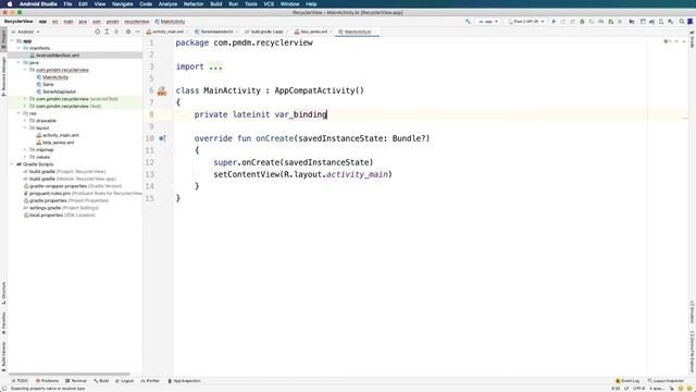 ANDROID RecyclerView en Kotlin смотреть онлайн