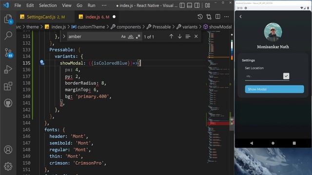 Using props in Native Base Theme смотреть онлайн