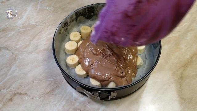 Шоколадный Пирог с Бананом. Легкий и очень вкусный. смотреть онлайн