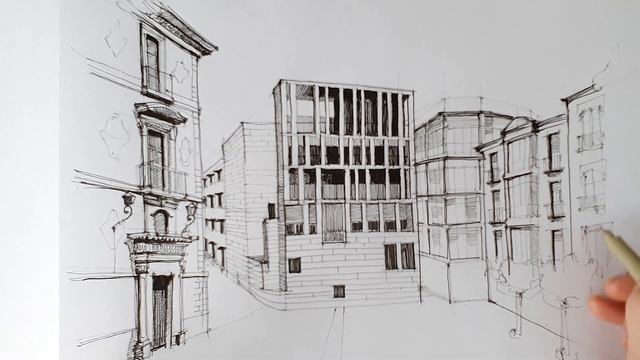 Architectural Sketch. Draw Like An Architect.