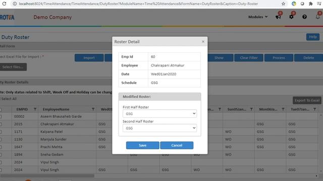 Add Duty Roster смотреть онлайн
