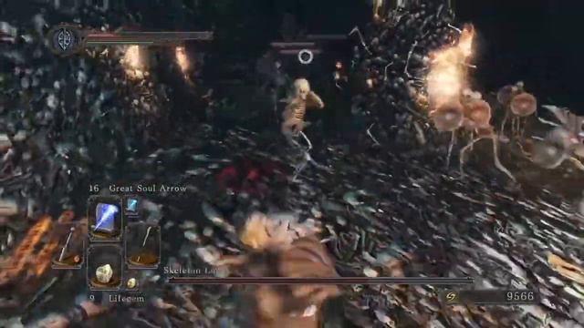 Dark Souls 2 - Skeleton Lord Boss Fight - Sorcerer Solo смотреть онлайн
