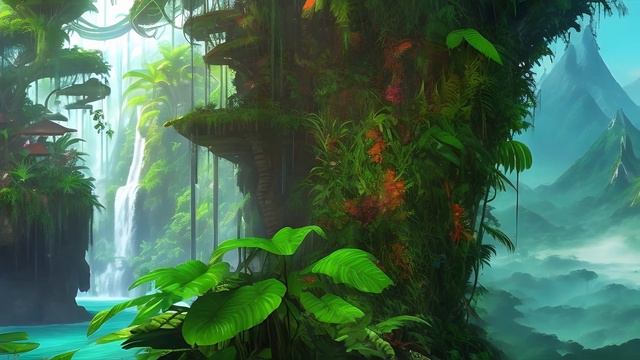 Lofi Beats and Avatar Planet [AI Generated] - music to chill/relax/sleep/study/meditate смотреть онлайн