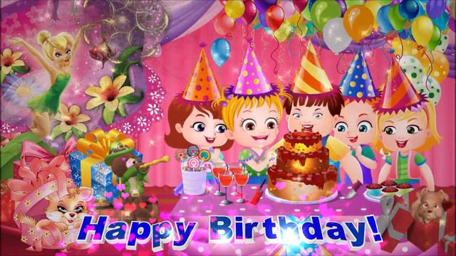 Футаж: Happy Birthday! Вариант 2 смотреть онлайн