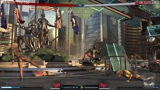 Injustice 2 - 80% BLACK CANARY COMBO?! (Online Beta) смотреть онлайн