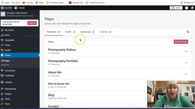 Adding a contact page and adjusting site menu in wordpress - Photo class AHS смотреть онлайн
