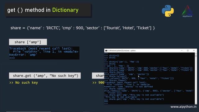 L16 | Dictionary in Python |Python Dictionary| Python Tutorial for Beginners смотреть онлайн
