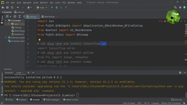 A2: Cách cài thư viện tensorflow, PIL, pillow, numpy 2021 "lato' channel" смотреть онлайн