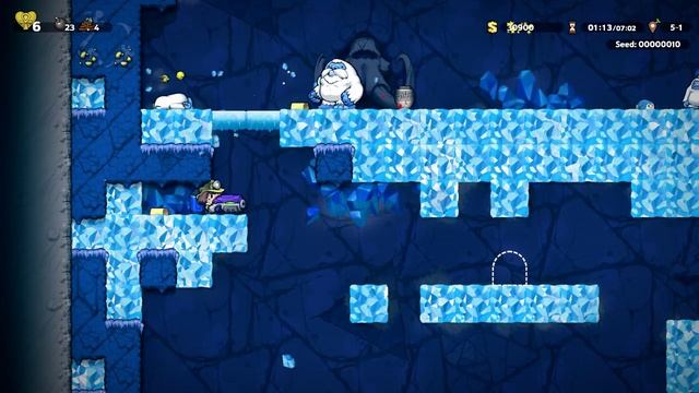 Spelunky 2 - Eggplant Skip Demonstration (1.20.4a) смотреть онлайн