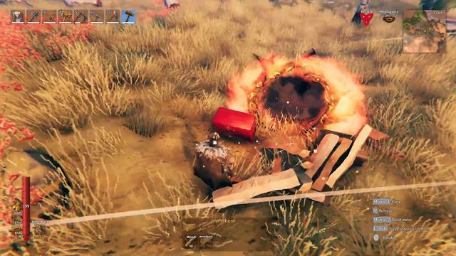 Valheim - S1E109 - Gathering Fine Wood In The Plains - Solo Gameplay - No commentary смотреть онлайн