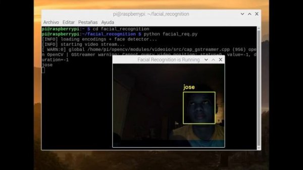 Raspberry Pi 4 with a Pi Camera for Facial Recognition
