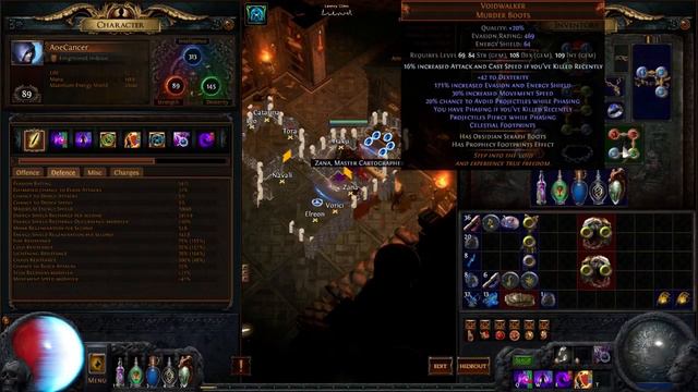 Poe Essence Drain Trickster build (2.6) смотреть онлайн
