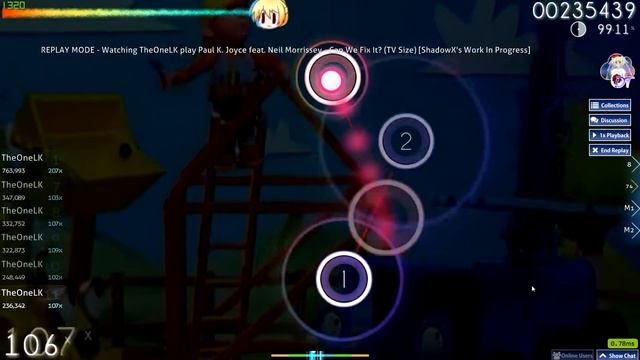 Osu! Easy DT map for 170pp (Bob the builder by Paul K. Joyce feat. Neil Morrissey) смотреть онлайн