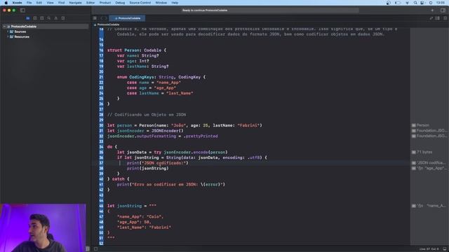 Codable, Decodable e Encodable, explicação mais simples possível! смотреть онлайн